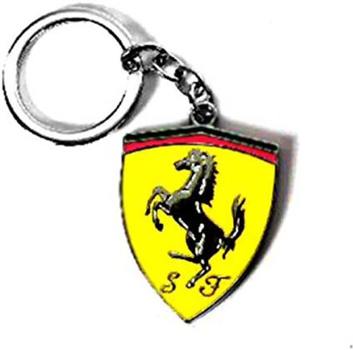 99DailyDeals R45 Keychain FERRARI Logo Metal Keyring Key